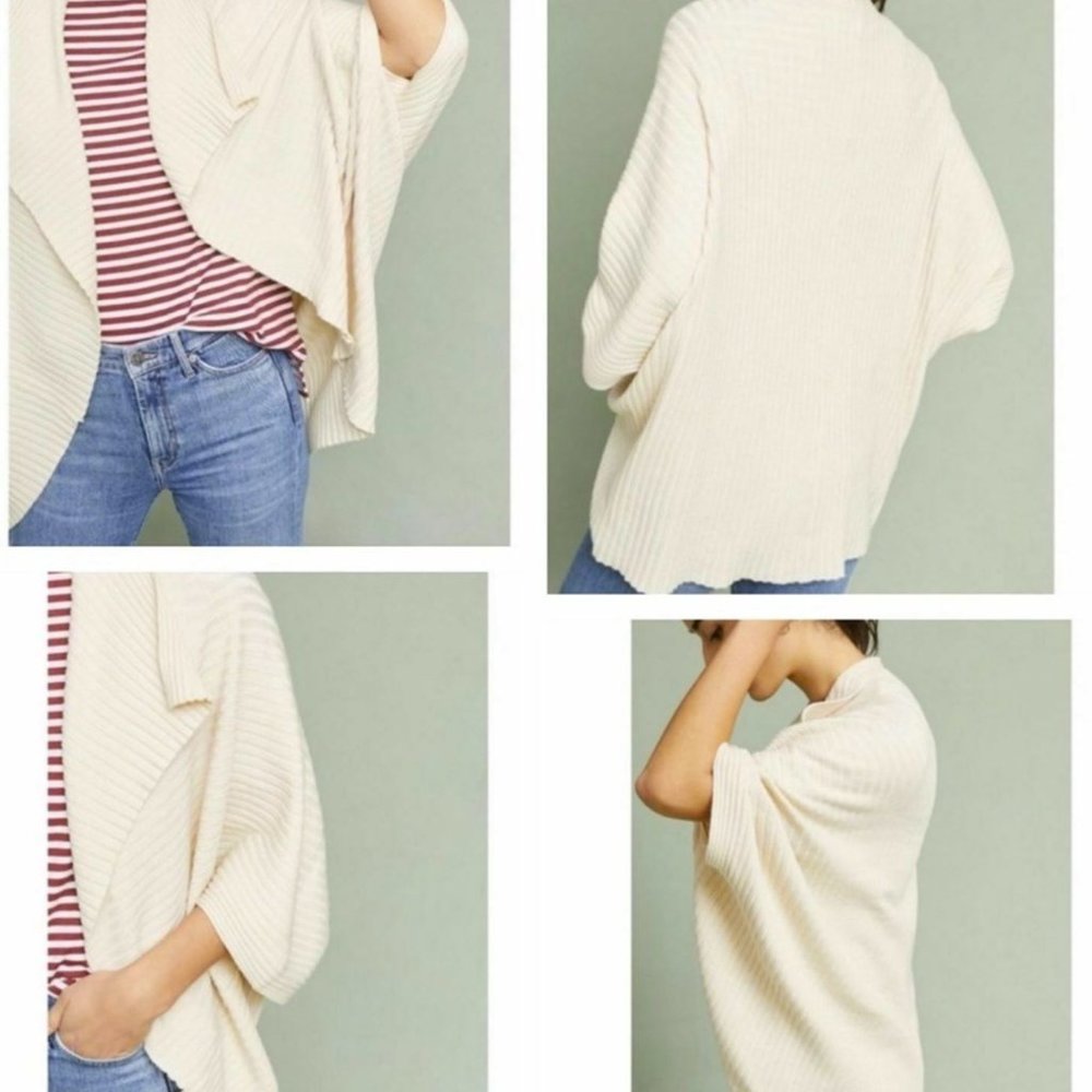 Anthropologie Pure + Good Open OS Cardigan Sweater